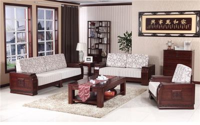 【新中式客厅实木沙发百分百黄菠萝不含辅材木言木语实木家具】